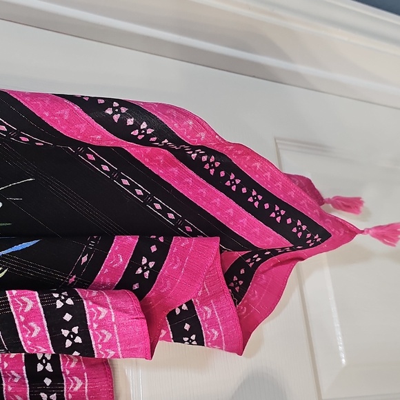 NWT Vince Camuto Exotic Blooms Crinkle Topper Open Front OS - Picture 7 of 13